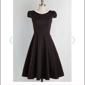 ModCloth Black "Demure Forever in My Heart" Dress