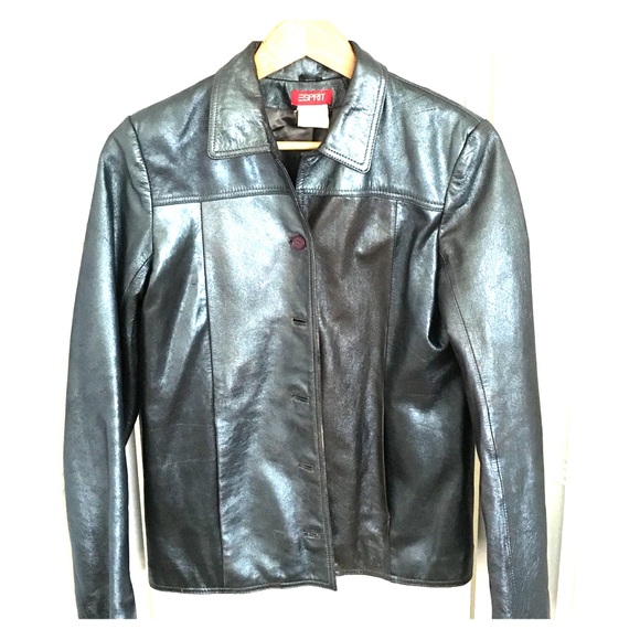 Vintage Esprit blue metallic leather!