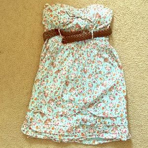 Mini floral dress