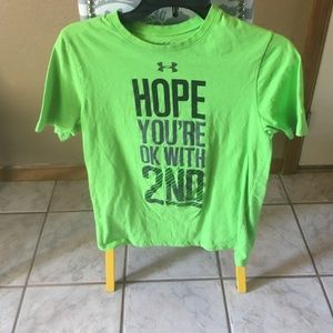 Boys Large 14-16 Under Armour tee
