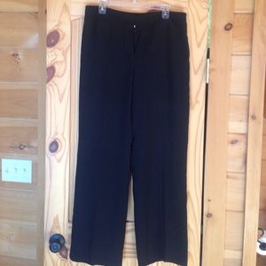 Black polyester dress pants 33 inch inseam