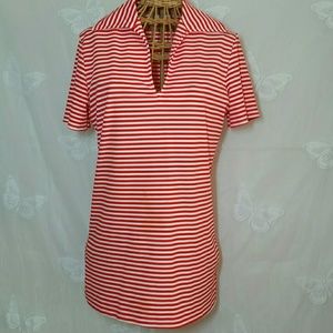 Vintage Red and white striped shirt.