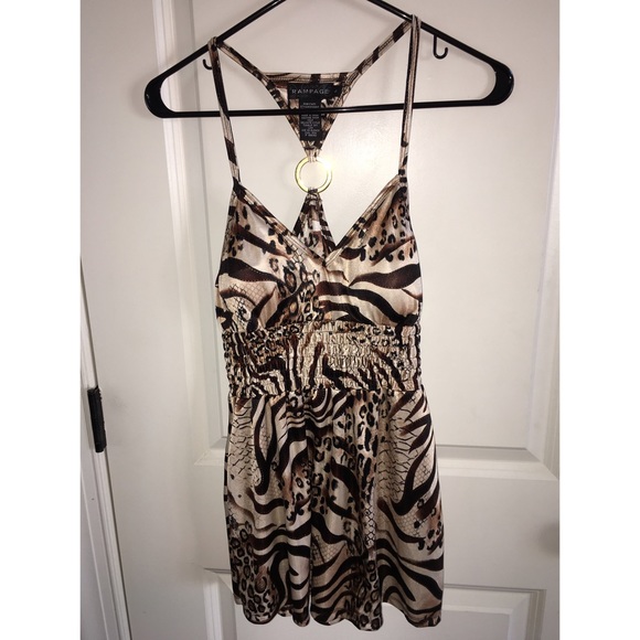 Rampage Tops - Sexy Animal print Club Top by Rampage