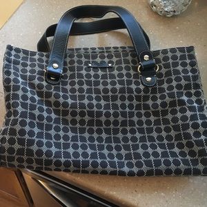 Kate Spade black/white patterned handbag