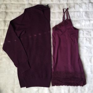 Sweater and cami bundle from The Limited!