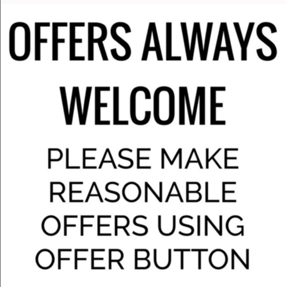 I am always open to reasonable offers :)