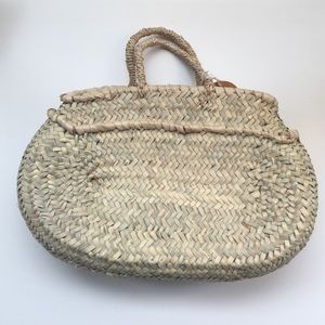 Club Monaco Handmade Straw Bag