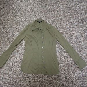 Olive/army green button up