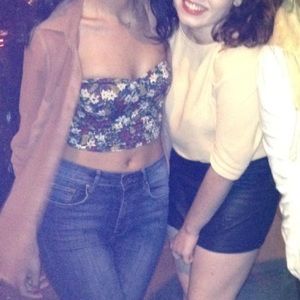 Sparkle & Fade Crop Top