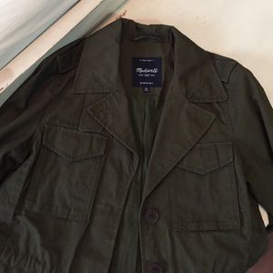 Madewell military style jacket