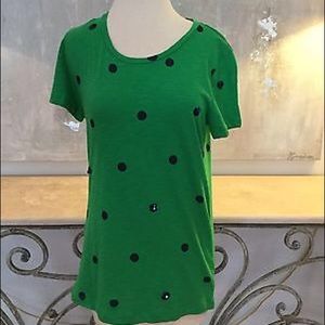 J Crew Polka Dot Shirt