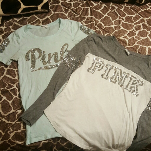 2 VS Pink Shirts