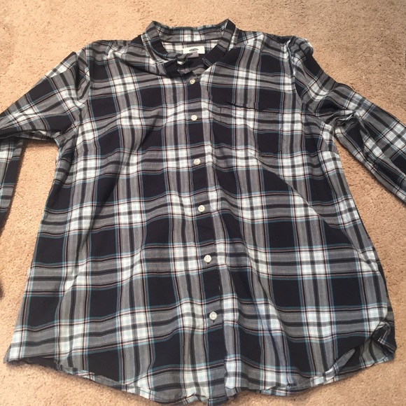 Flannel - Plaid Button Down Shirt - Picture 2 of 3