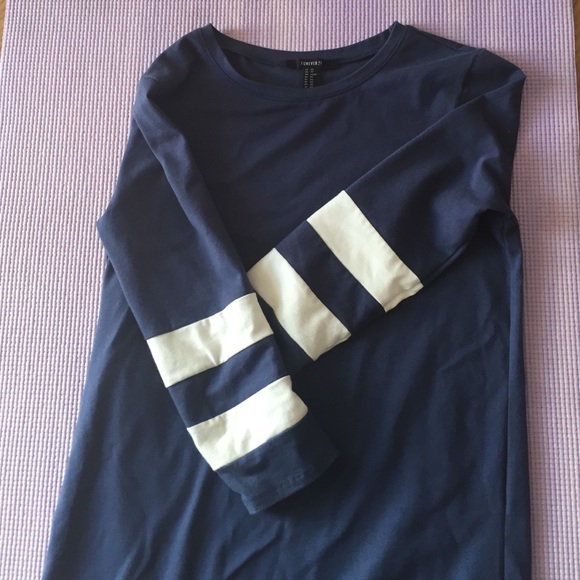 Baseball sleeve dress
