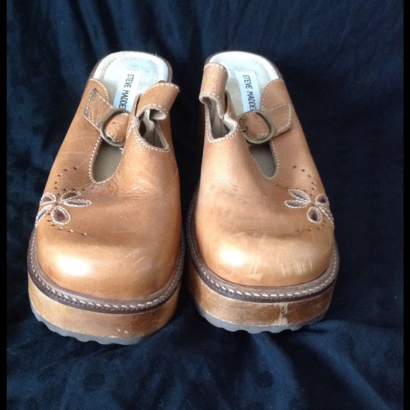 STEVE MADDEN leather clogs - Picture 2 of 4