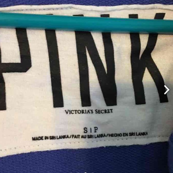 RARE VS PINK ROYAL BLUE HOODIE 🔵🔷💙 - Picture 3 of 4