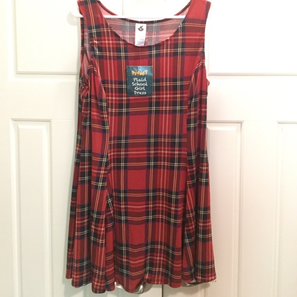 Halloween Spirit Plaid mini dress