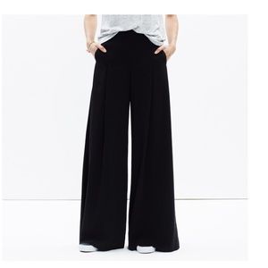 Madewell Black Wide Leg Pants