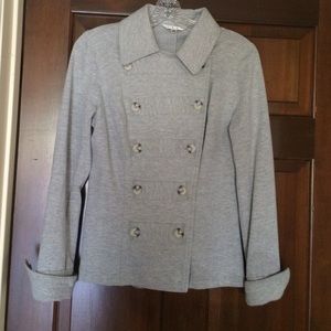 CAbi lightweight gray jacket