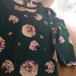 Floral long sleeve dress