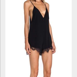 Lovers + Friends Lace Romper