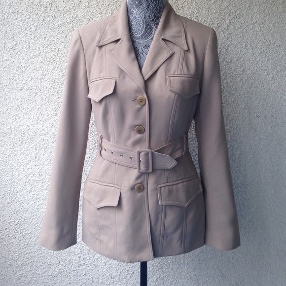 BCBG beige jacket, size 2.