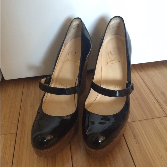 Christian Louboutin platform patent Mary Janes