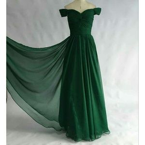 Emerald Green Long Dress
