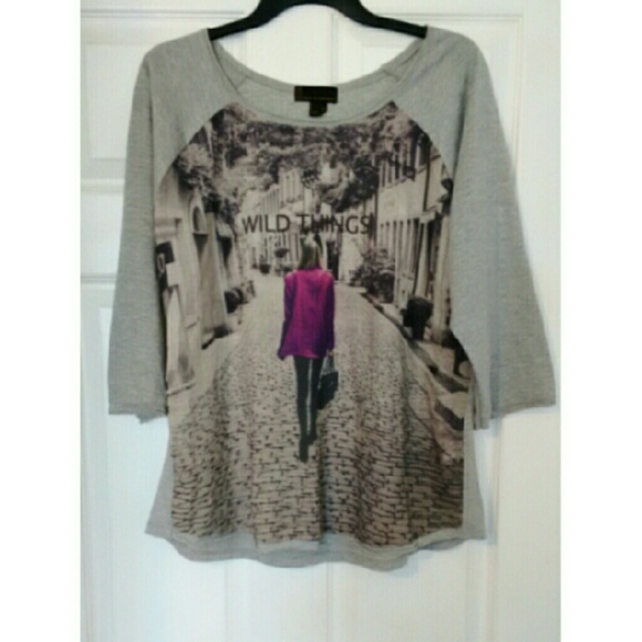 "Wild Things"  Chic Baseball Tee