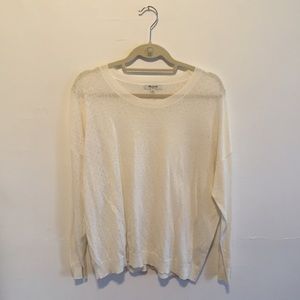 Madewell lightweight sweater - somewhat sheer