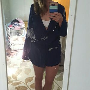 Dark blue romper