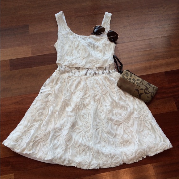 Wet Seal Dresses & Skirts - White Lace Sundress