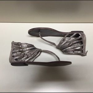 Steve Madden silver sandals size 7.5.