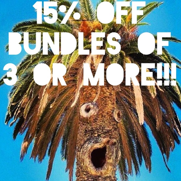 15% off all bundles of 3 of more!!!