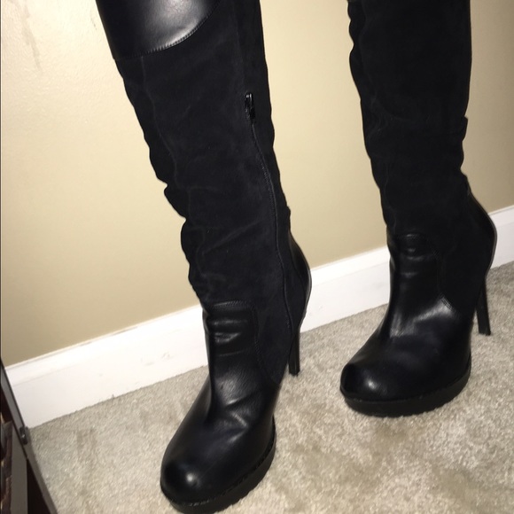 Black boots