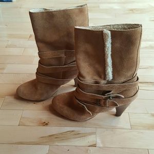 Nine West furry boots