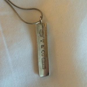 Tiffany & Co. bar pendant