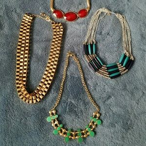 4  H&M necklaces