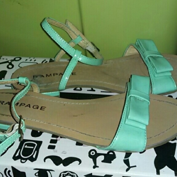 SOLD Rampage Rangler Chic Mint Ankle Strap - Picture 4 of 4