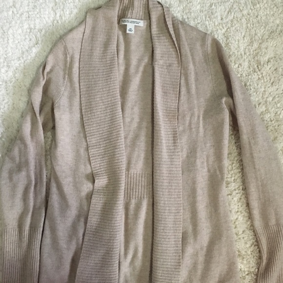 Tan cardigan sweater