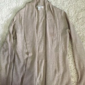 Tan cardigan sweater