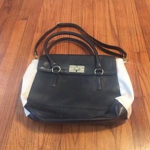 Merona Black and White Bag