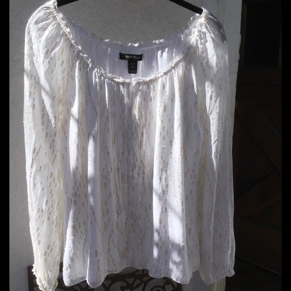 Flowy silk blouse