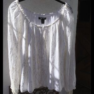 Flowy silk blouse
