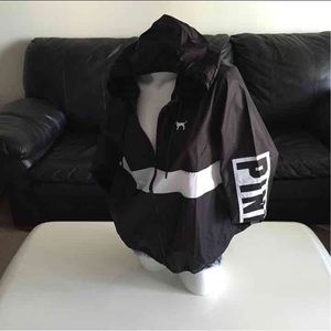 VS PINK Full Zip Anorak Windbreaker