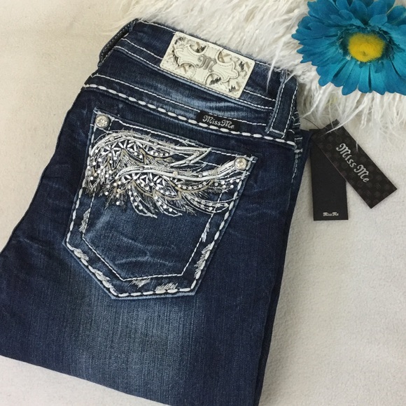 Miss Me Denim - Miss Me BRAND NEW dark wash jeans