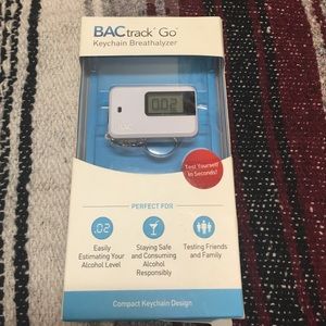 Keychain breathalyzer
