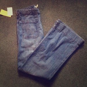 Women's h&m flare leg denim jeans size 12