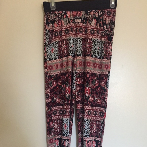 patterned joggers