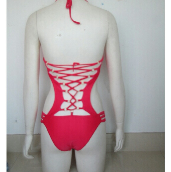 One Piece Swimsuit Women Sexy Beachwear Monokinis - Picture 3 of 4